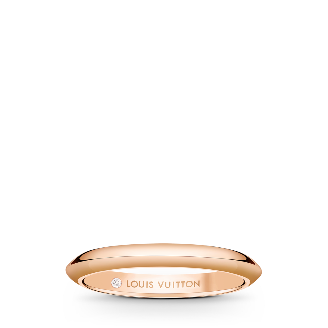 LV Diamonds 2.5mm Band, Pink Gold - Jewelry - Categories | LOUIS